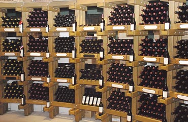 wine bottle racks